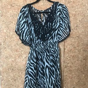 HS HeartSoul Zebra print Dress